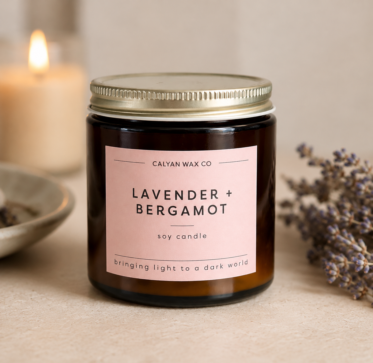 Lavender & Bergamot Candle
