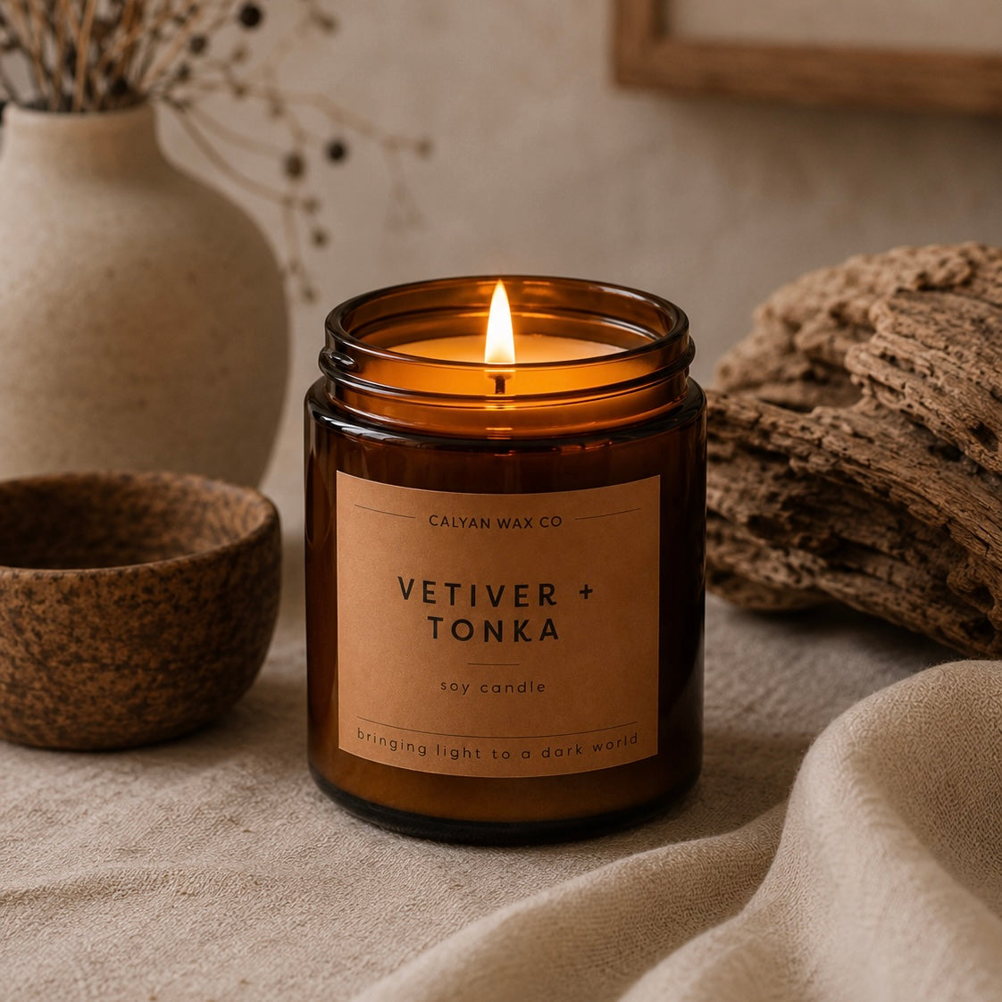 Vetiver & Tonka Candle